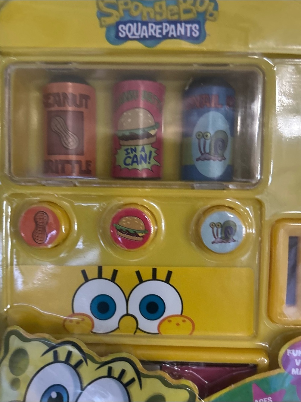 SpongeBob SquarePants Rock Bottom Mini Vending Machine Set Toy RMS New - Picture 3 of 8